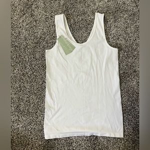 Reversible white tank top